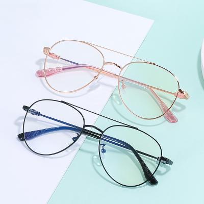 China Wholesale Blue Blocking Computer Glass Monocle Frames Anti Gaming Glasses Women Optical Women Eyeglasses Frames Blue Light Marked Men for sale