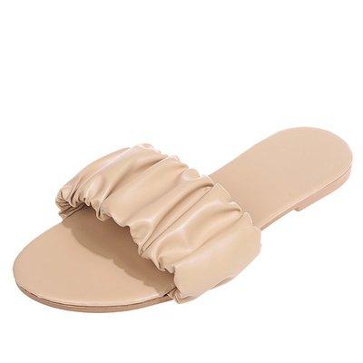 China Factory direct flat fashion trend slippers women 2021 large size slippers new large size women's wear slippers for sale