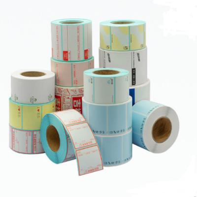 China Recycled Materials A6Cheap price Waterproof Roll Waybill Printing Adhesive Paper cash register paper receipt offset printing thermal paper roll for sale