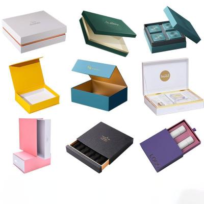 China Recycled Materials Custom Folding Paperboard Paper Gift Box Clothes Dress Packaging Gift Box Birthday Gift Boxes for sale