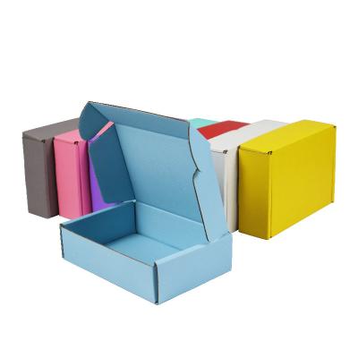 China Recycled Materials Product Customize Mailer Box Packaging Printing Clothes Apparel Corrugated Custom Wig Boxes with Logo Packaging for sale