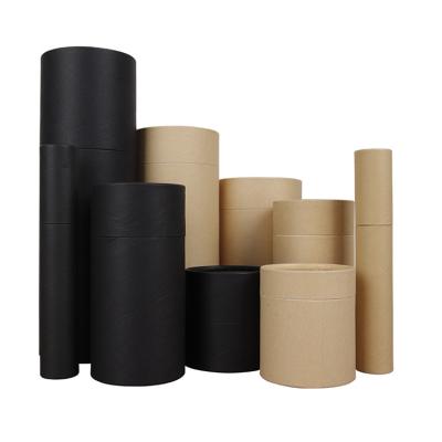 China Bio-degradable Custom Logo Round Cardboard Boxes Cylinder Paper Tube Packing Gift Paper Tube For Candles Essential oils Skincare for sale