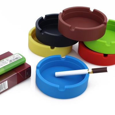 China Eco-friendly creative soft silica gel ashtray can be customized ashtray for sale