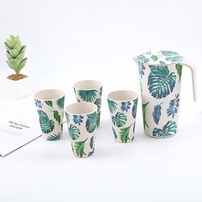 China Europe Round Tray Travel Eco-Friendly Bamboo Reusable Mug for Outdoor Portable Water Juice Mug Flask Gift Coffee Tea Cup Coffee Mug for sale