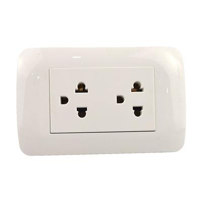 China Safety American Six Hole Wall Socket 118 Household Wall Socket Thai Switch 120V for sale