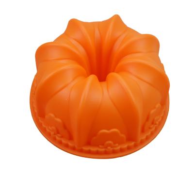 China Simple Silica Gel Flower Cake Mold DIY Tool Environmental Protection Baking Large Baking Tray for sale