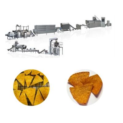 China 100-150 kg/h Frying Snacks Chips/Stick Pellet Fried Snacks Chips Making Machine Maker for sale