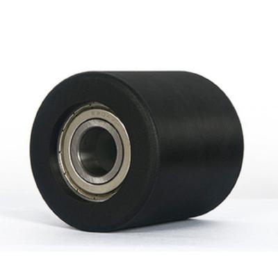 China Machinery Repair Shops Belt Conveyor Polyurethane Roller High Quality Bearing Wheel 70mm for sale