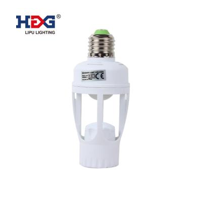 China 105~305VAC 360 Day&Night Modes 2 Degree Sensing PIR Infrared Motion Sensor E27 LED Light Lamp Base Holder Bulb Socket for sale