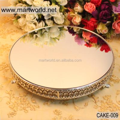 China 2021 new decoration crystal metal cake stand wedding ,crystal cake decoration,cake stand wedding decoration (CAKE-009) for sale