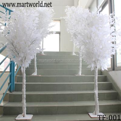 China 2021 white artificial tree wedding tree decoration party and wedding decoration christmas party walk way stand(TF-001) for sale