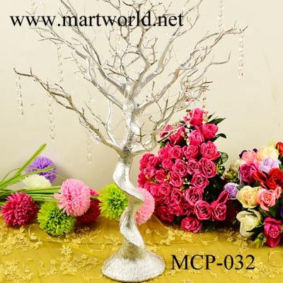 China Artificial tree centerpiece crystal tall wedding table tree centerpiece for wedding party decoration home decoration(MCP-032) for sale