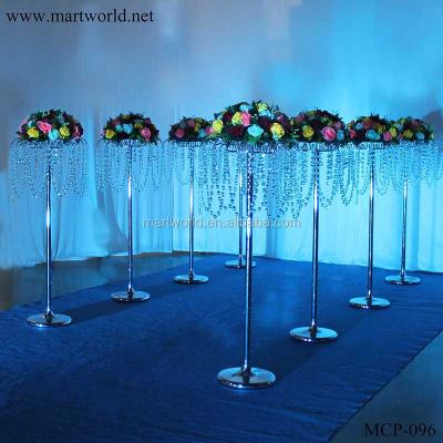 China Hot crystal centerpiece for wedding table vase centerpiece with decoration with party wedding vase wedding decoration(MCP-096) for sale