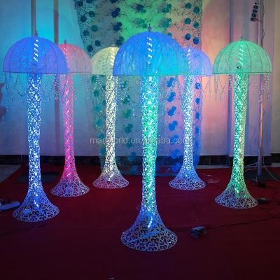 China Hot wholesale High quality wedding pillar with umbrella shape;Beautiful LED pillar for wedding events&party(MWS-004) for sale