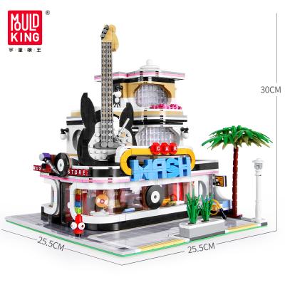 China Construction Toy Hot Sales Children Educational Toys 2168 Pcs Guitar Building Blocks Plastic ABS Plastic Splicing Toy for sale