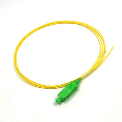 China Fiber Optic Patch Cord SCAPC Single Mode G657A1 Single Mode Fiber Optic Pigtail SC/APC Singlemode Pigtail for sale