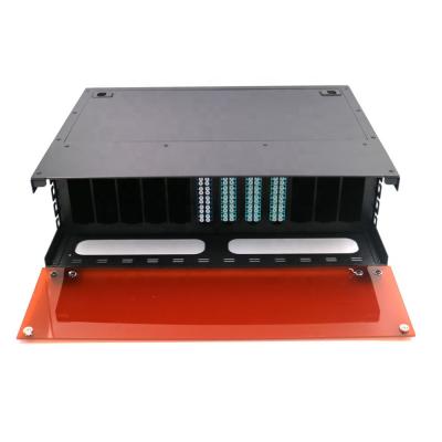 China FTTX FTTH 19Inch MPO MTP ODF 288 Core Fiber Optic Patch Panel for sale