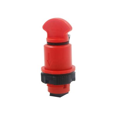 China Fiber Optic FTTH Adapter Red Color Indoor / Outdoor Waterproof Outdoor Adapter for sale