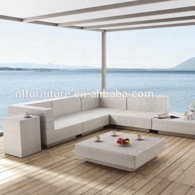 China Outdoor Modern Aluminum Garden Classics Patio Furniture Lounge Sofa Set for sale