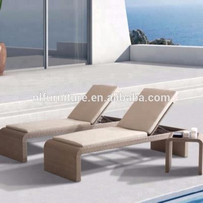 China Outdoor Outdoor Sun Sofa Furniture Garden Patio Furniture Aluminum Pool Sofa for sale