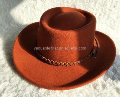 China breathable & Stetson Waterproof Western Wool Felt Cowboy Hats for sale