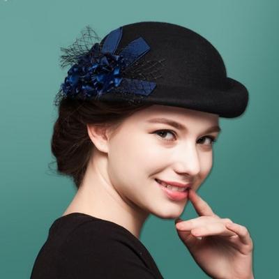 China breathable & Waterproof Women Ladies Fashion Garment Co.Ltd. Pitcher Wool Felt Hats Factory. CHINA by Chifeng Yaguan for sale