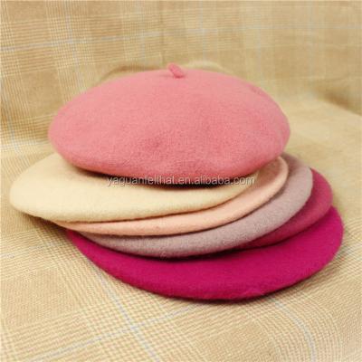 China breathable & Waterproof Fantastic Wool Felt Children's Beret Hats, Children's Winter Beret Hats for sale