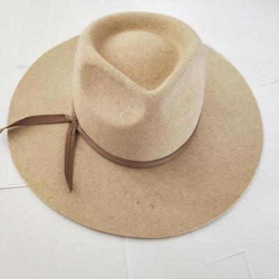 China Medium Australian Fashion 100% Wool Felt Hat Men's Felt Hat Wool Felt Hat for sale