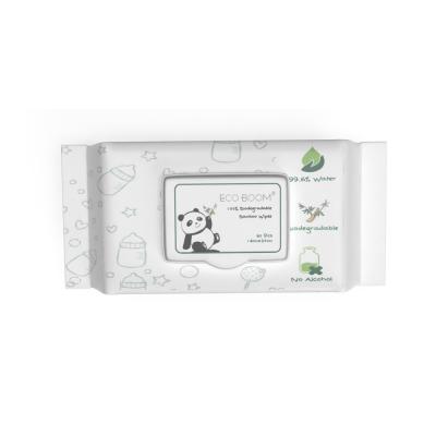 China Biodegradable Bamboo Cleaning Disposable Environmental Friendly Specially For Sensitive Skin Baby Wet Wipes for sale