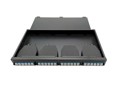 China 1U MTP MPO Cable Patch Panel for Storage Area Network-Fiber Channel for sale