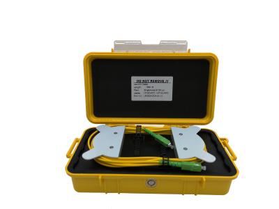 China Fiber Optic OTDR Launch Cable Box 1KM SC FC LC ST G.652D Corning Single Mode for sale