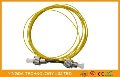 China FC - FC Simplex Fiber Optic Patch Cord 3.0mm , ODF FC / UPC Patch Cord SM LSZH for sale