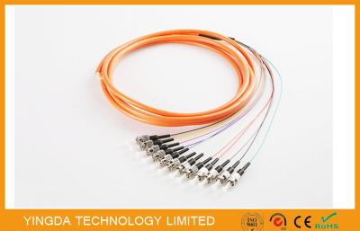 China Waterproof FC / PC Fiber Bundle Pigtail MM 50 / 125um Multimode OS1 SM MM OM1 for sale