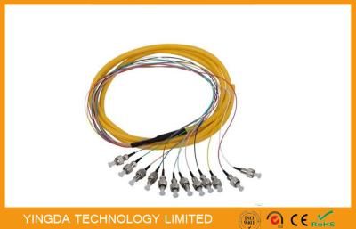 China Da trança ótica FC UPC da fibra de FTTH modo 900um simples LSZH 5M 1310nm amarelo da manutenção programada único à venda