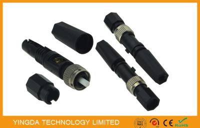 China Single Mode Assembly Connector , FC Fiber optic connector Field Installation FTTH for sale