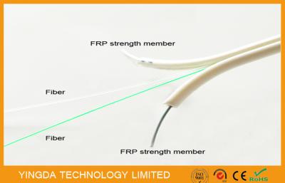 중국 단일 모드 FTTH 하락 케이블, 비 FRP - 금속 힘 2 중핵 광학 섬유 케이블 판매용