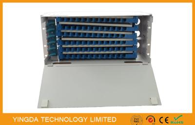 China 72 Fibers / Core SC FC Rack Mount Fiber Optic Patch Panel Welding Unit Cassette for sale