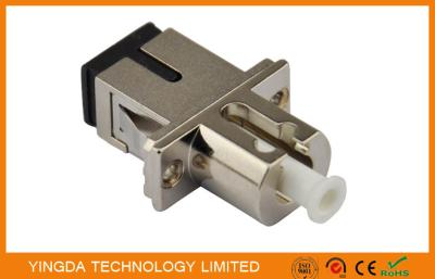 China CATV Simplex Fiber Optic Adapter SC / LC , Zinc Alloy UPC and APC Multiple Adapter for sale