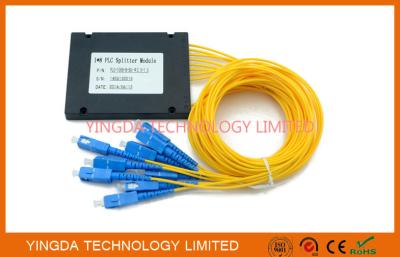 China GPON Single Mode glasvezel PLC splitter 1x 8, PLC splittermodule SC 1,5M Te koop