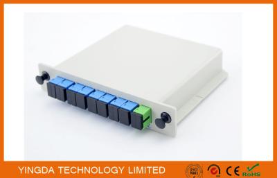 China Vezel Optische PLC Splitsers1x8 LGX Module, CATV-Tussenvoegseltype van de Vezel Optisch Einddoos Te koop