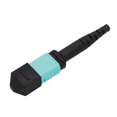 China Data Center MPO MTP Fiber Optic Connectors 8  12 24 Fibers Female Male SM MM for sale