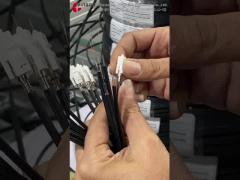 Indoor FTTH Drop Cable Fiber Optic Distribution Cable FRP Steel G657A2 LSZH