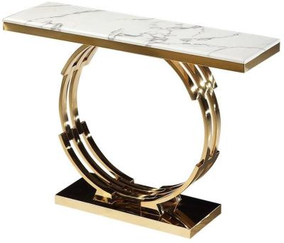 China Latest Modern Design Luxury Console Table For Hallway Living Room Bedroom for sale