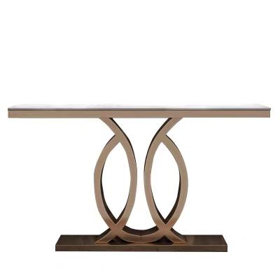 China Modern New Style Metal Modern Console Table For Home Hallway Living Room Bedroom for sale