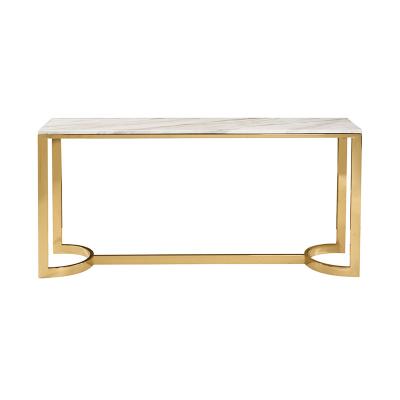 China Latest Design Modern Marble Modern Console Table For Home Hall Bedroom Living Room for sale