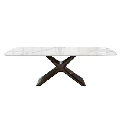 China Luxury (Full Size) Adjustable Master Factory Dining Table Antique-Reproduction-Furniture-Marble-Top-Console for sale