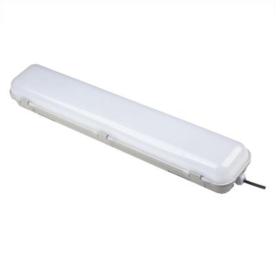 China Factory Price Waterproof Power Sensor Warehouse PC Ip66 2ft 4ft 5ft Cover Lights Housing Cold Storage Led Tri-proof Light for sale