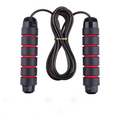 China Durable High Quality Fitness Workout Weighted Handle PVC Coated Steel Wire Speed ​​Jump Rope Adjustable Jump Rope for sale