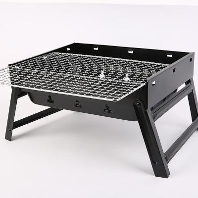 China Portable Large Size Charcoal Folding Charcoal Balcony BBQ Grill Picnic BBQ Stove Collapsible Outdoor Stove Household for sale