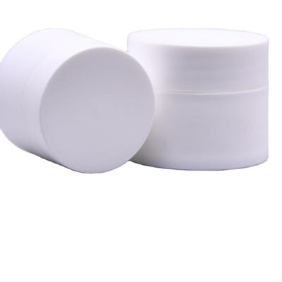 China Food cream single wall jar/cosmetic white empty cosmetic package 5g 8g mini bule pp customization for sale